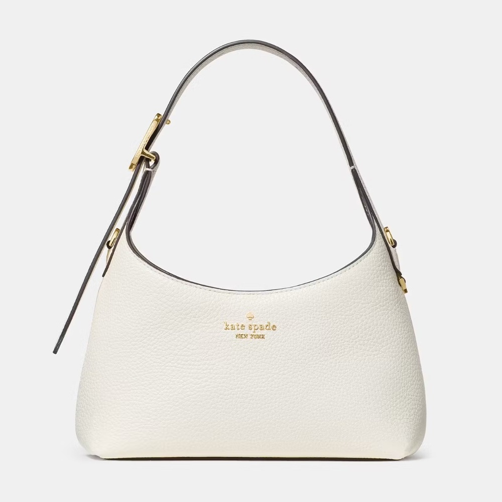 ♠️Kate Spade 454 Pebbled Leather Mini Shoulder Crossbody Bag, Meringue White NWT